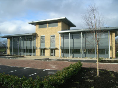 Image of a modern office building.