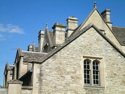 Image of an old stone building.